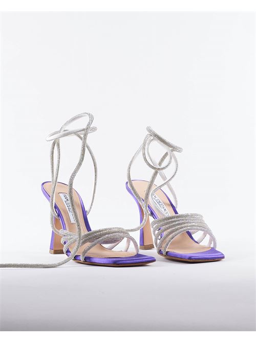 Satin sandals with rhinestones laces Francesco Sacco FRANCESCO SACCO | Sandals | 681244